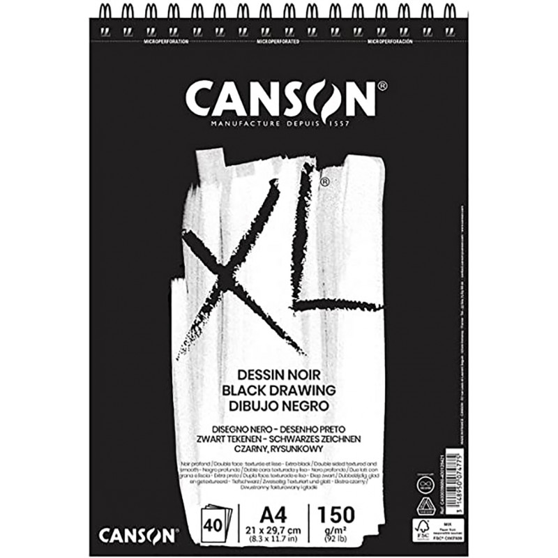 Canson XL Dessin Noir A5 Canson XL Dessin Noir A5